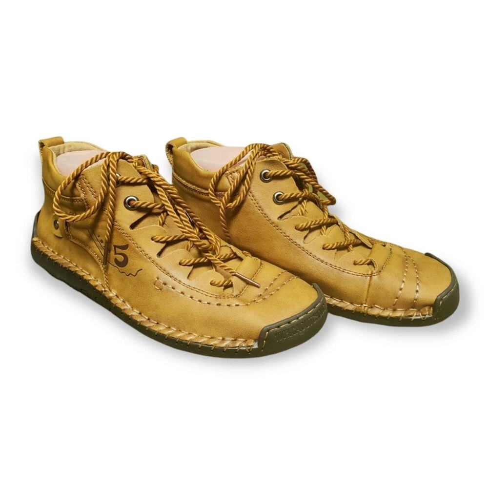Leather Outdoor Ankle Boots Fashion Men's Shoe